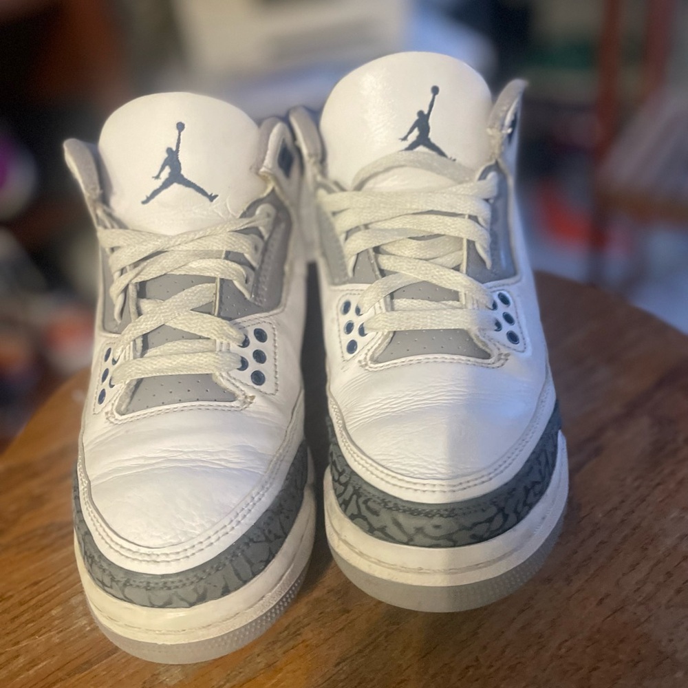 Nike Kids White and Gray Sneakers